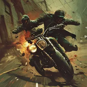 criminosos derrubam homem de moto