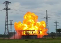 explosão em subestação de energia
