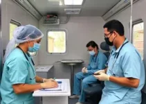 unidade móvel para qualificação de profissionais de saúde