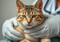 gato em estado crítico