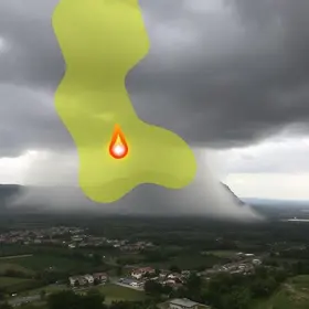 alerta amarelo de tempestade
