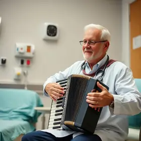 médico sanfoneiro